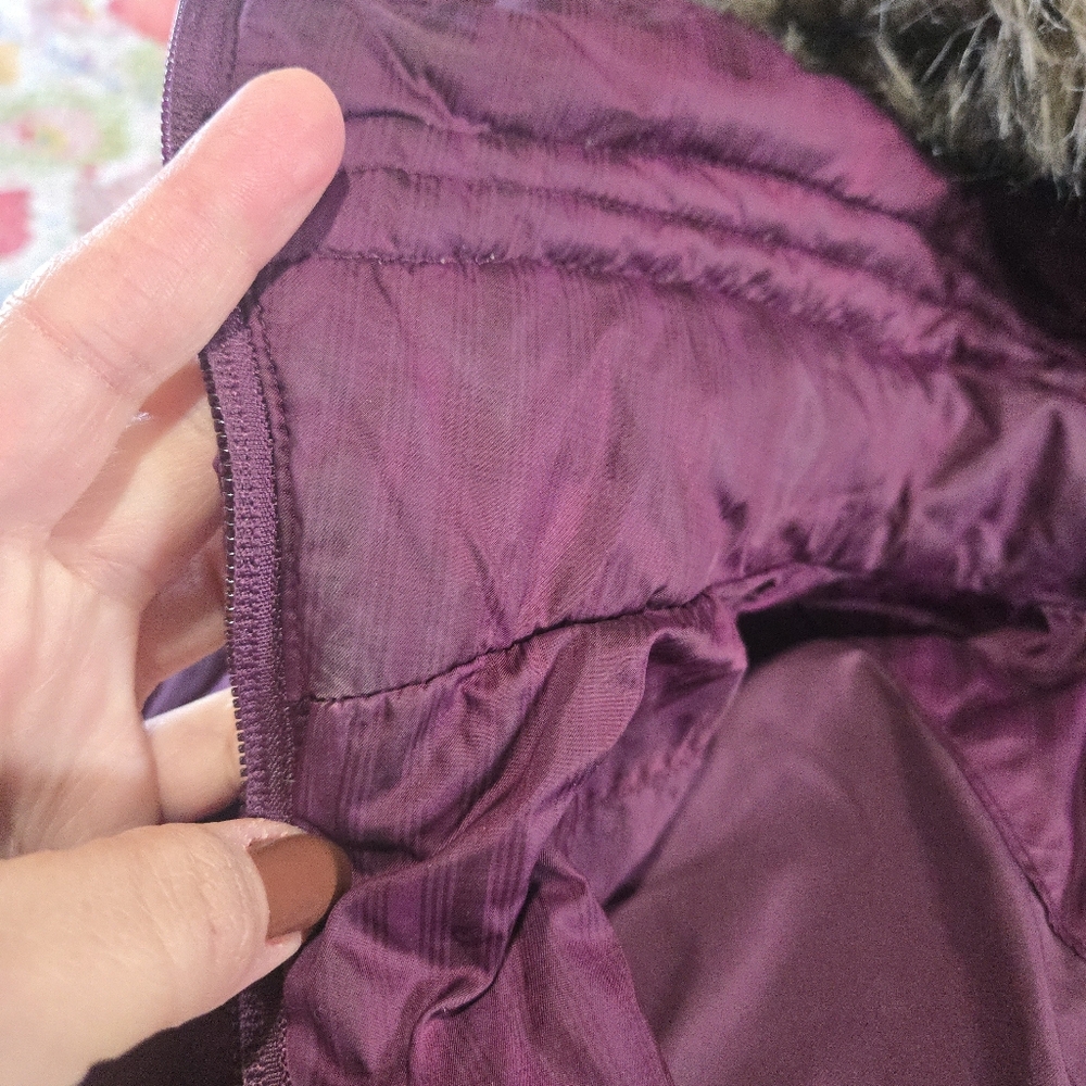 Columbia Plum Purple Puffer Hooded Coat, Size S - Picture 15 of 16